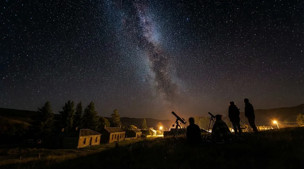 Stargazing at Naseby during a clear night