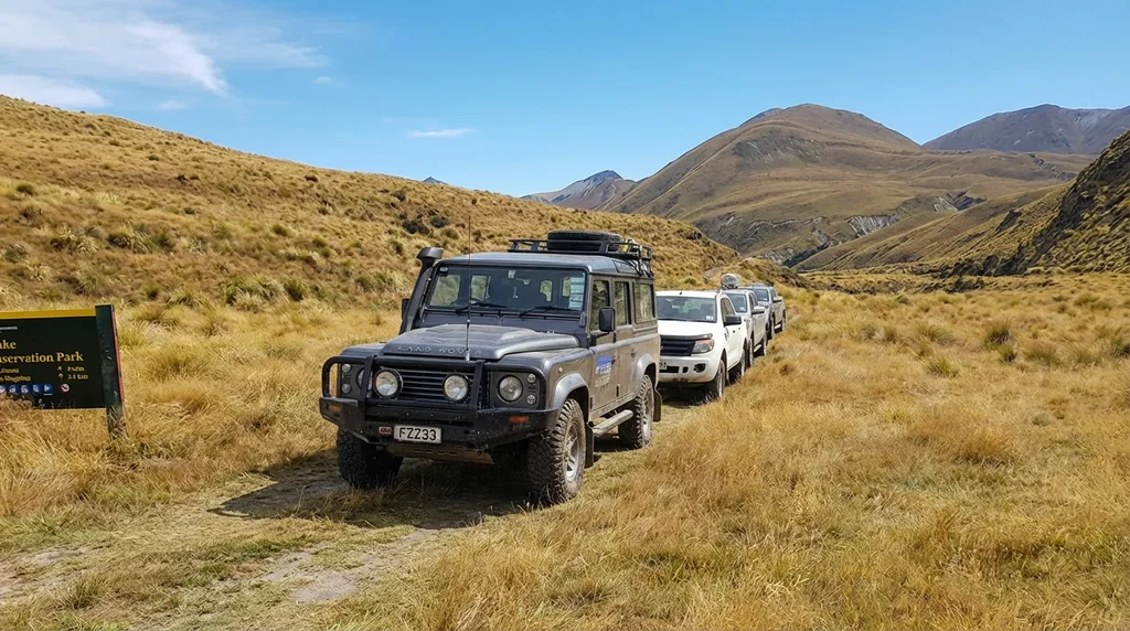 4WD tracks in the Maniototo scenery