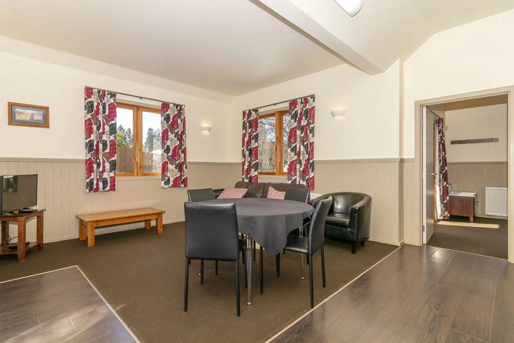 Spacious living room at Naseby two-bedroom apartment