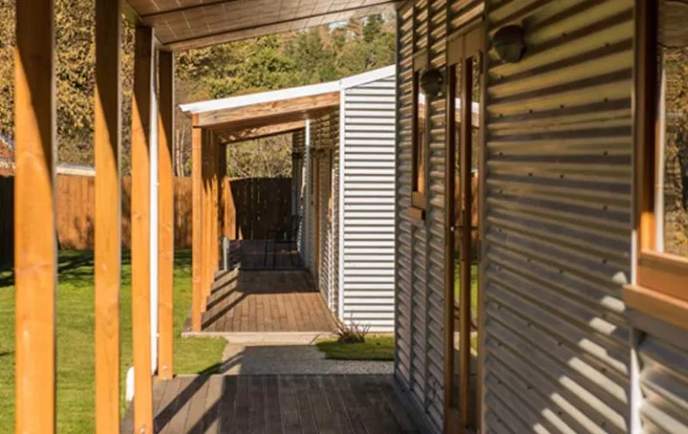 Naseby Apartments' decks