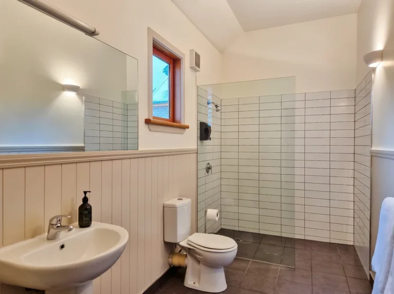 Bathroom at Two-Bedroom Garden Apartment